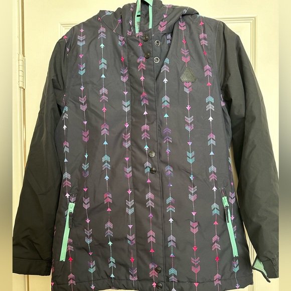 Aperture women’s black snowboard jacket size medium. - Picture 1 of 12